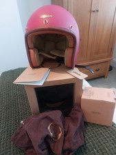 Hedon Headonist Motorcycle Motorbike Helmet Red Matt Size M