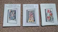 3D decoupage prints for cards or pictures. 3 packs with 8 sheets in each