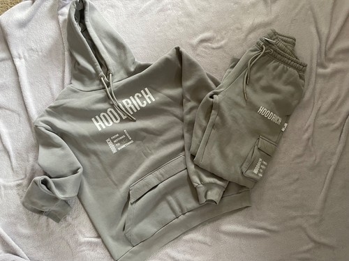 Hoodrich grey tracksuit pc - hoodrich,