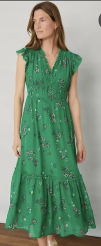 Wyse green floral - dress, size