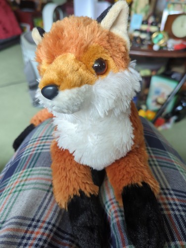 Lovely aurora fox plush toy - plush,