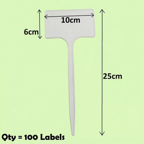 100 25cm plant labels - 25cm,