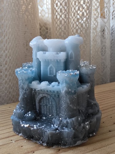 Haunted castle resin sculpture - castle,