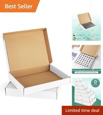 13x10x2 White Shipping Boxes