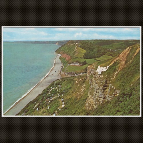 The beach and cliffs - and,