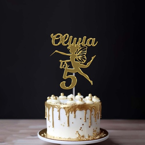 Personalised girls cake - girls, topper