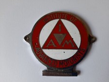 Institute of advanced motorist type 2 1956-80 grill badge.motor club badge. 