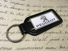 PEUGEOT Real Leather Keyring
