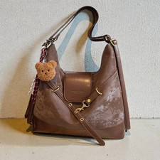 Coffee Brown Faux Leather &