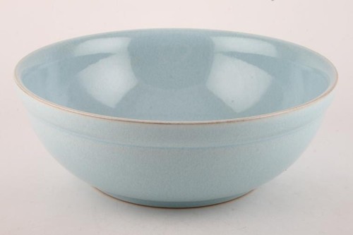 Denby blue linen serving - blue,