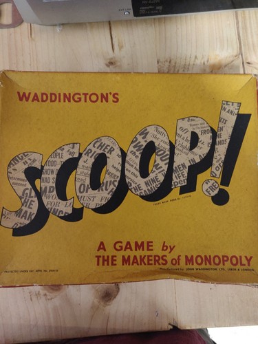 Vintage 1955 waddingtons scoop - vintage,