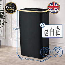 100L Slim Laundry Basket Tall