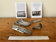 Original WW2 Relic RAF Lancaster Bomber Merlin & Airframe Parts France June 1944