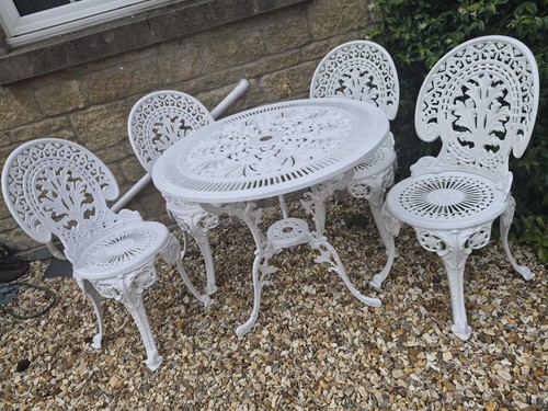 Painted vintage cast metal - cast,