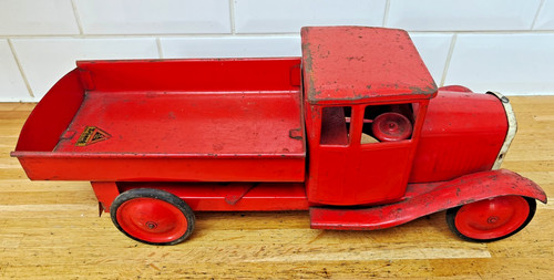 Early triang pressed steel red - steel,