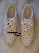 Nike Court Vision High LTR White Women's Shoes Sneakers New Size 6.5
