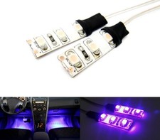 2x Purple 3 SMD LED Light