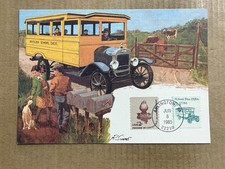 Postcard School Bus Model T