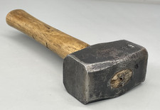Vintage 4 lb Club Hammer Lump Hammer Blacksmiths Planishing Builder Tool