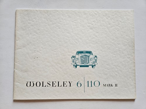 Wolseley 110 sales brochure - wolseley,