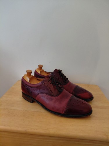 Loake burgundy shoes - 8, brogues