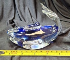 Vintage Cobalt Blue & Clear