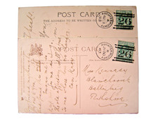 Postmarks (2). AUCHTERMUCHTY