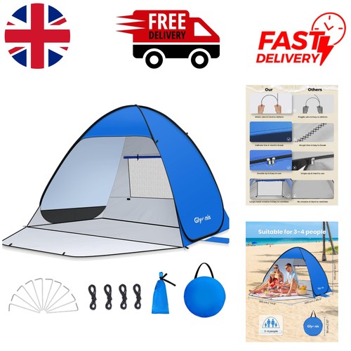Easy setup beach tent - setup, upf