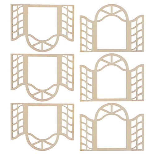 Pcs arch miniature wood - arch,