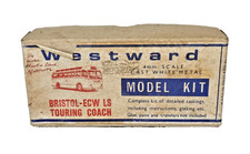 Westward Bristol-ECW LS Touring Coach Model Kit White Metal Model 4mm OO Gauge.