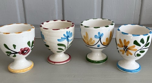 Vintage four spanish pottery - spanish,