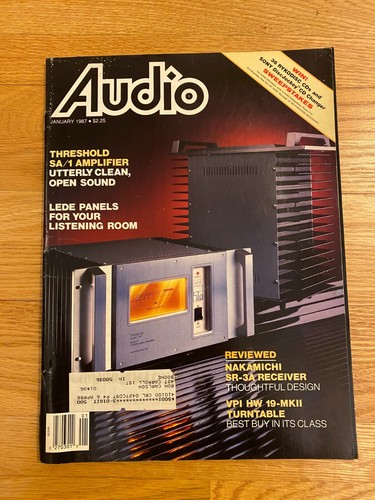 Audio magazine jan - magazine, 1987