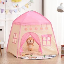 Childrens Kids Pop Up Play Tent Girls Boys Playhouse In/Outdoor Princess Castle