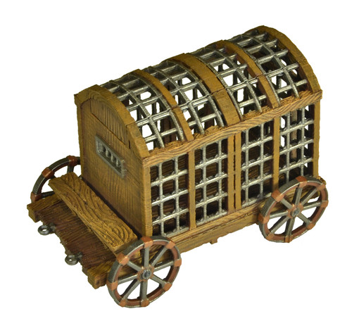 Prison wagon miniature 28mm - prison,