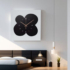 Modern Glass Wall Clock 12in