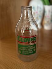 Advertising Milk Bottle  Clover Butter