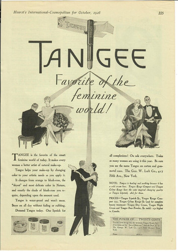 1928 tangee lipstick vintage - 1928,