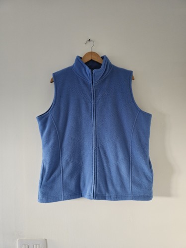 Woman blue fleece - fleece, gilet