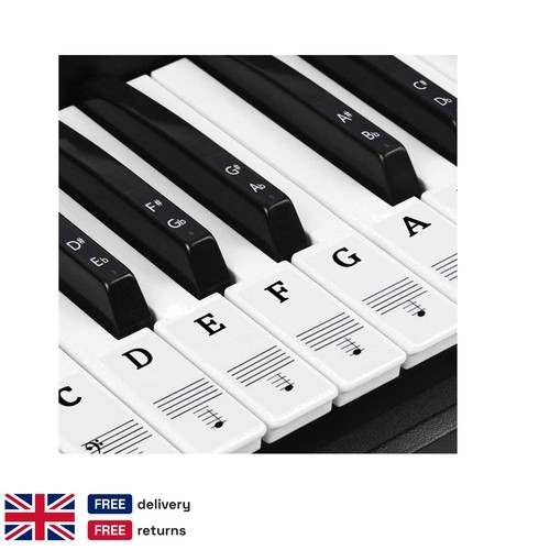 Kids piano key stickers - kids,