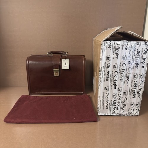 Old angler leather business - angler,