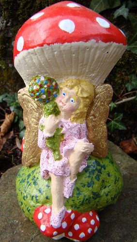 Fairy toadstool garden - fairy,