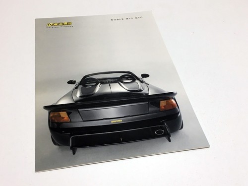 2002 noble m12 gtc - gtc, brochure