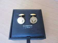 Harrods of London Gold Plated Cufflinks NEW