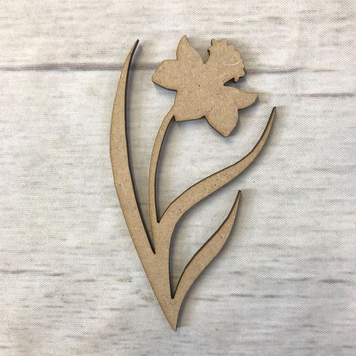 Daffodil flower mdf wood - flower,