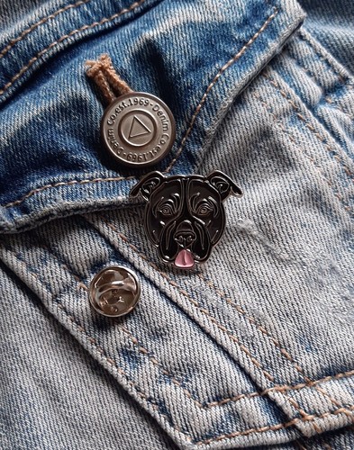 Brown staffie staffordshire - brown,