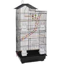 Black/White Bird cage Parrot