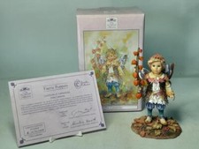 Christine Haworth ELFIN LANTERNS Figurine BOX + COA Fairy Poppets Leonardo