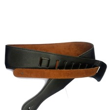 Guitar Leather Strap Black