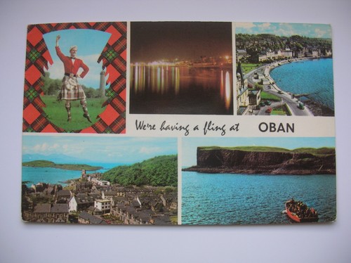 Oban postcard having - oban, a