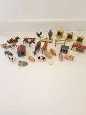 Vintage F. G. Taylor, Home Farm, Metal Rabbit Hutches, Hen Coop, Britains